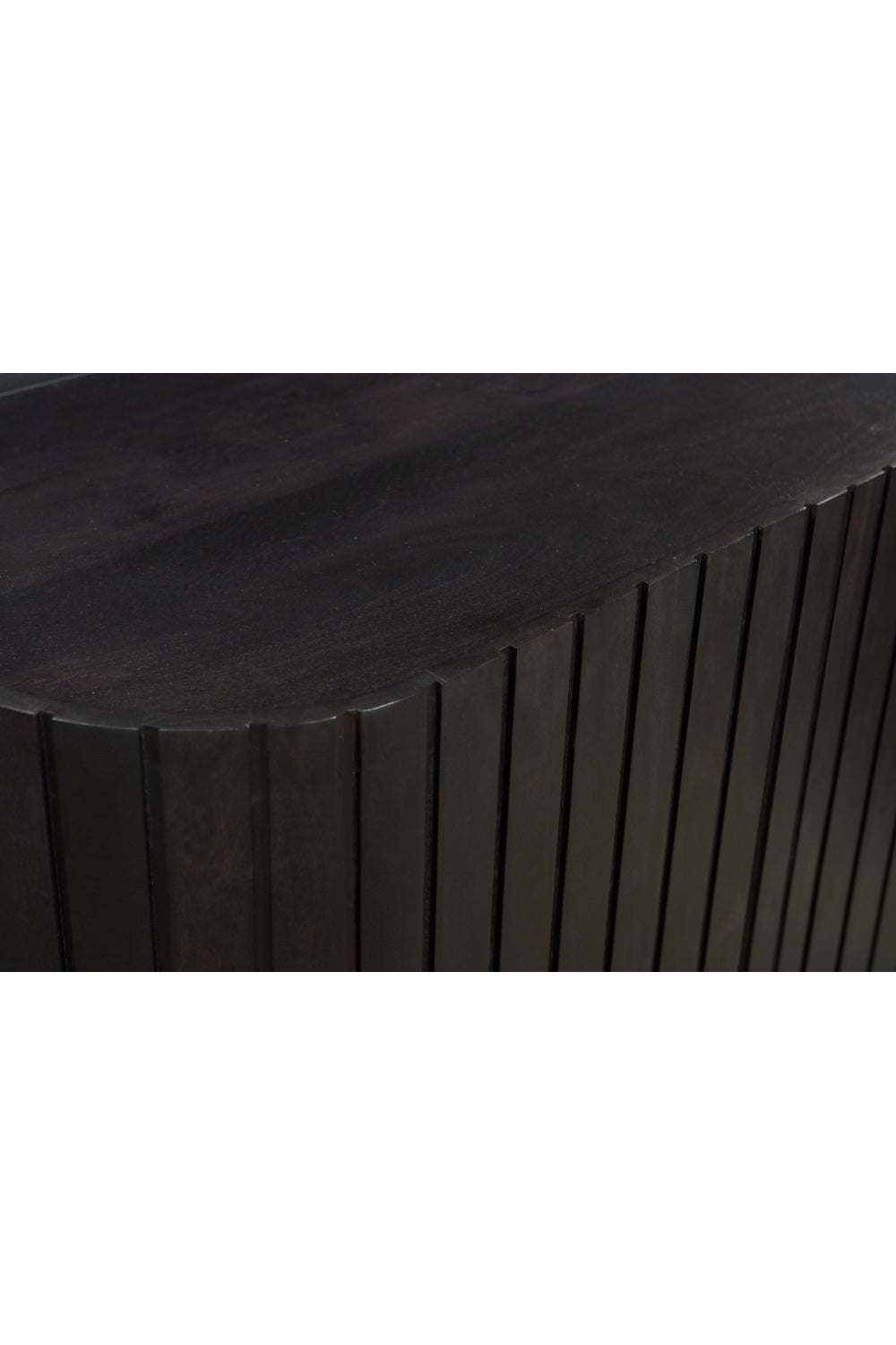 Modern European furniture - Black Acacia 4-Door Sideboard - www.oroa.com