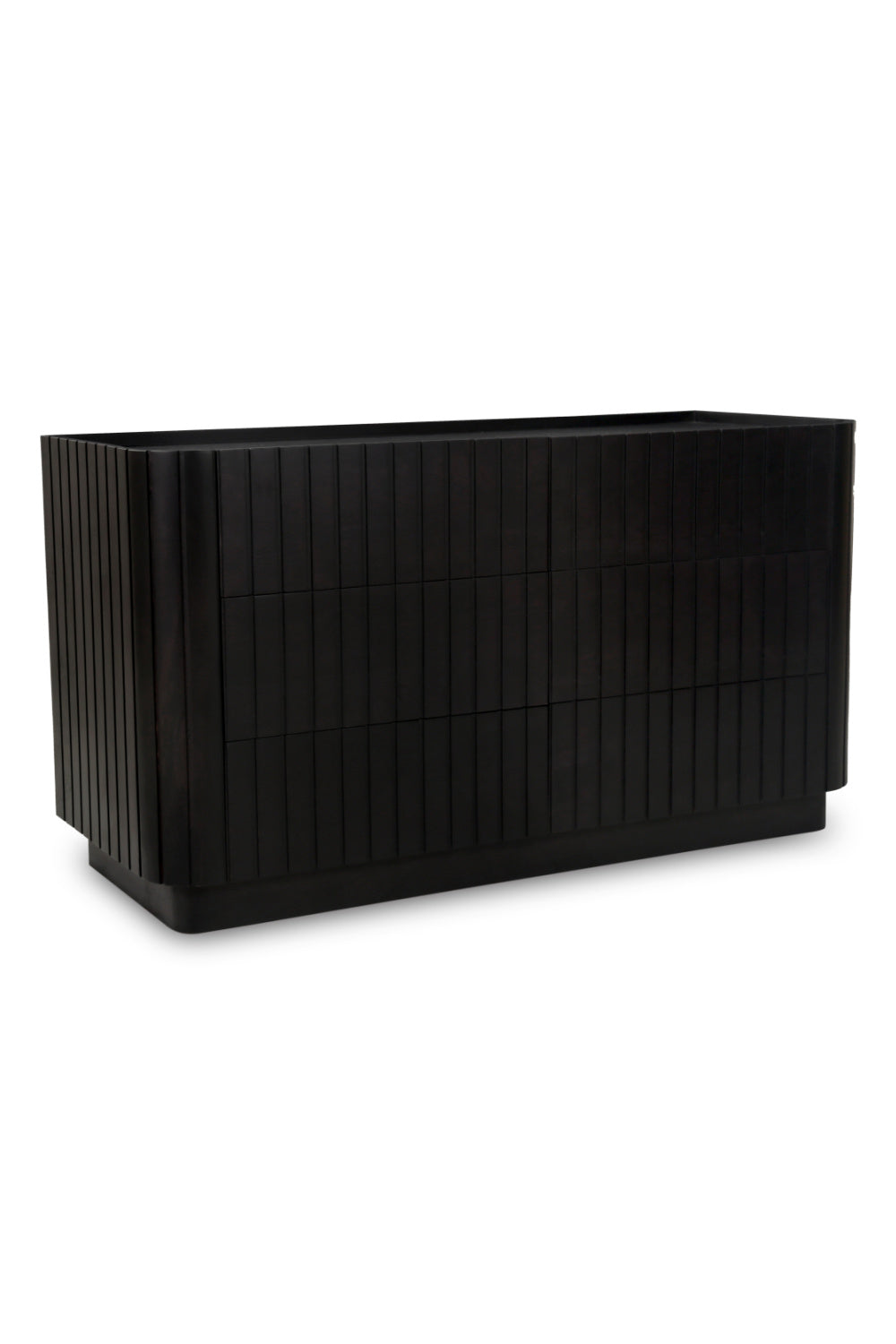 Modern European furniture - Black Acacia 6-Drawer Dresser - www.oroa.com