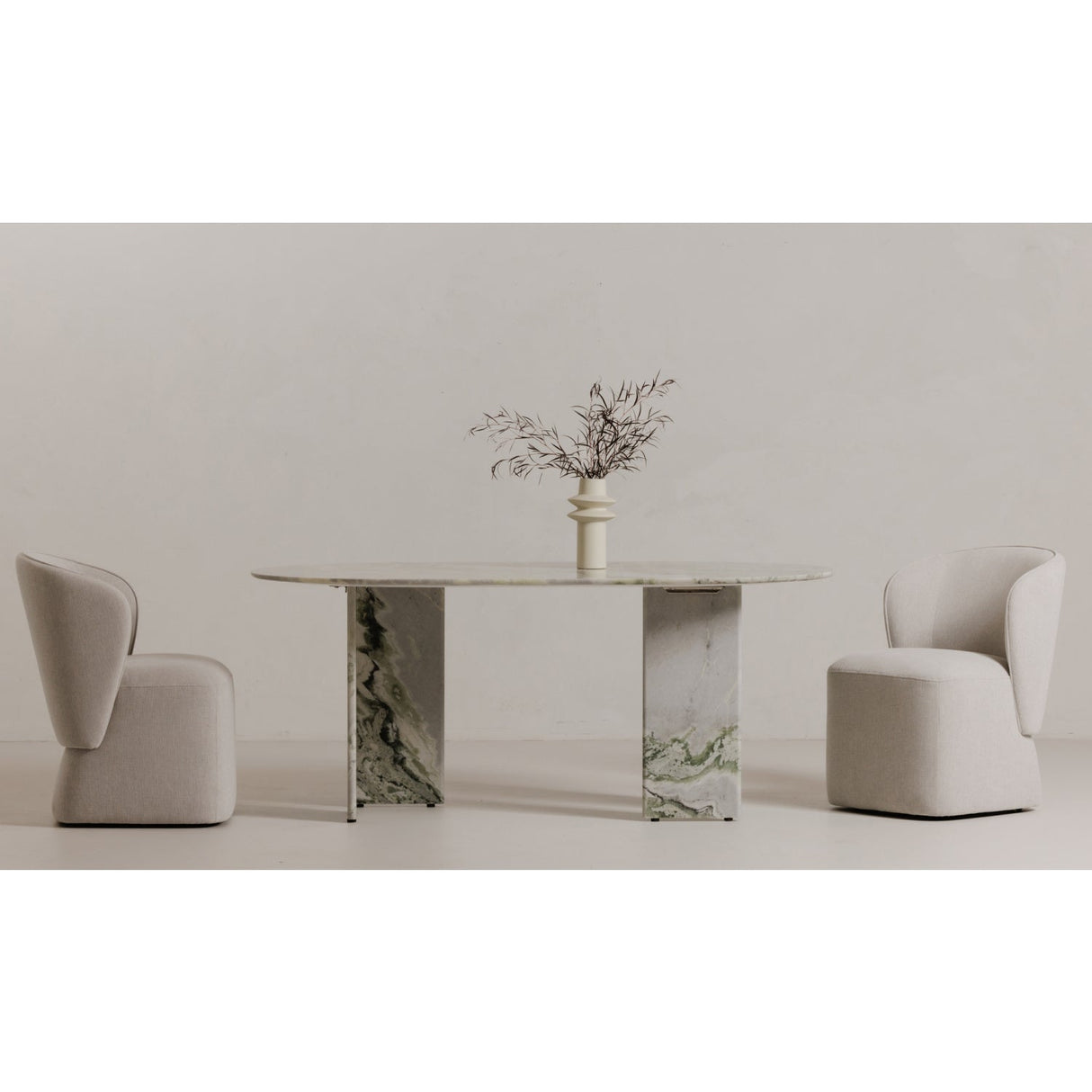 Modern European furniture - Green Onyx Marble Dining Table - www.oroa.com
