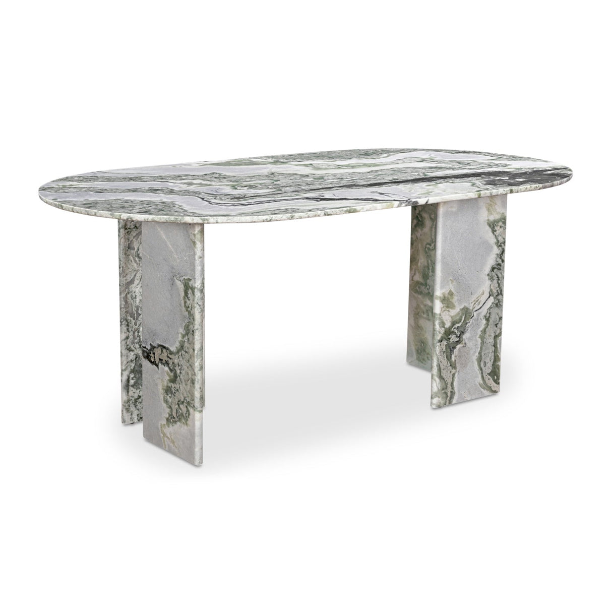 Modern European furniture - Green Onyx Marble Dining Table - www.oroa.com