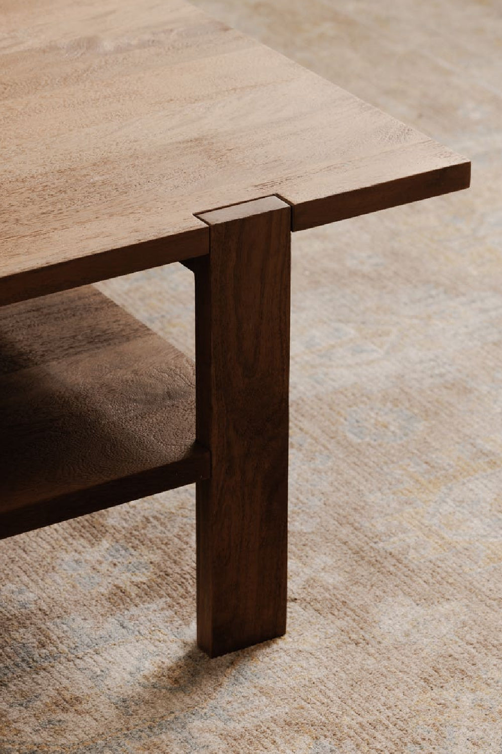 Sandblasted Mango Wood Coffee Table | Novi Living Workshop | Oroa.com