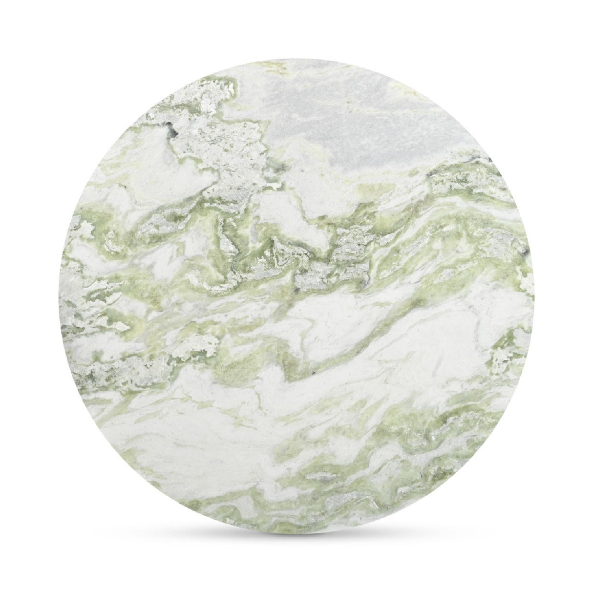 Modern European furniture - Round Gray Marble Accent Table - www.oroa.com