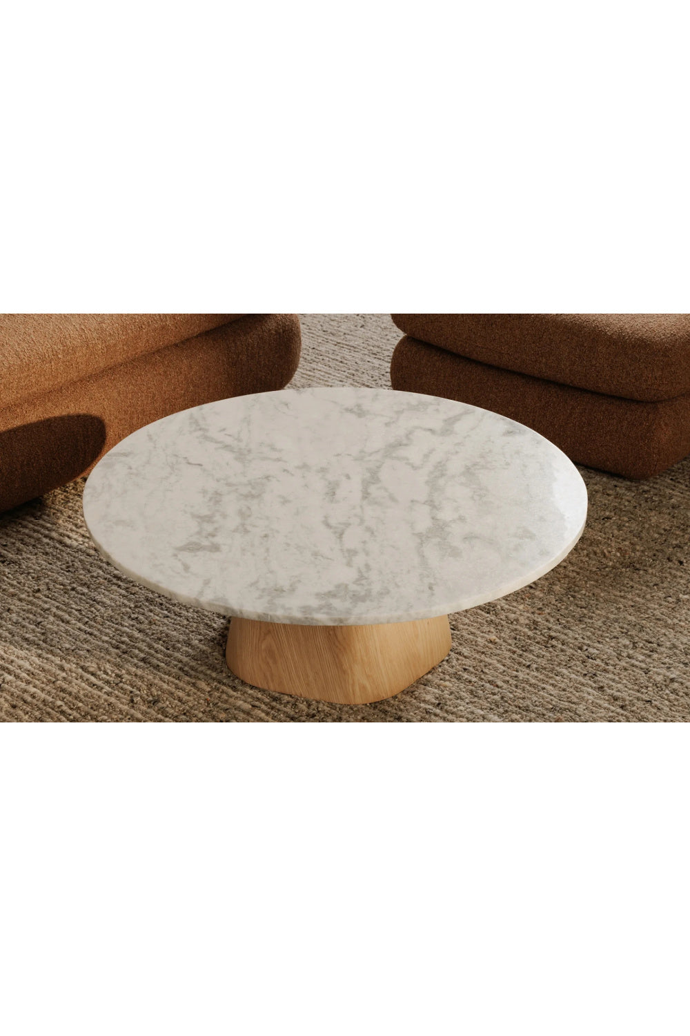Modern or European furniture - Round Marble Coffee Table - www.oroa.com