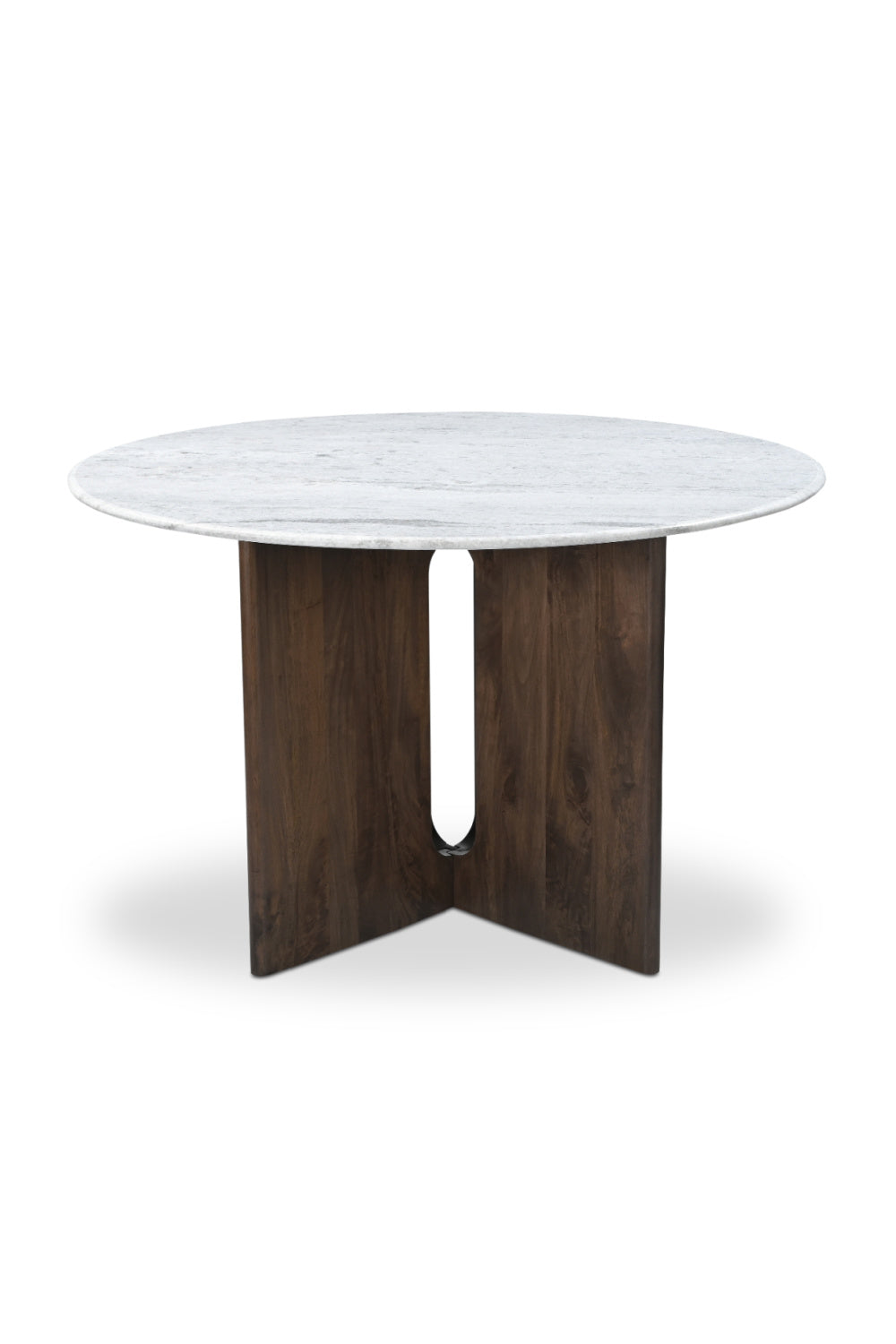Modern European furniture - Cross-Base Round Dining Table - www.oroa.com