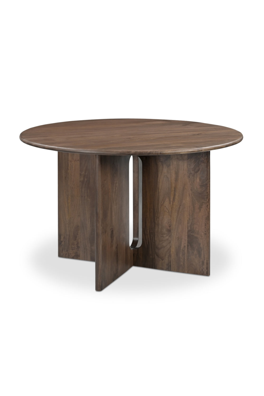 Modern European furniture - Cross-Base Round Dining Table - www.oroa.com
