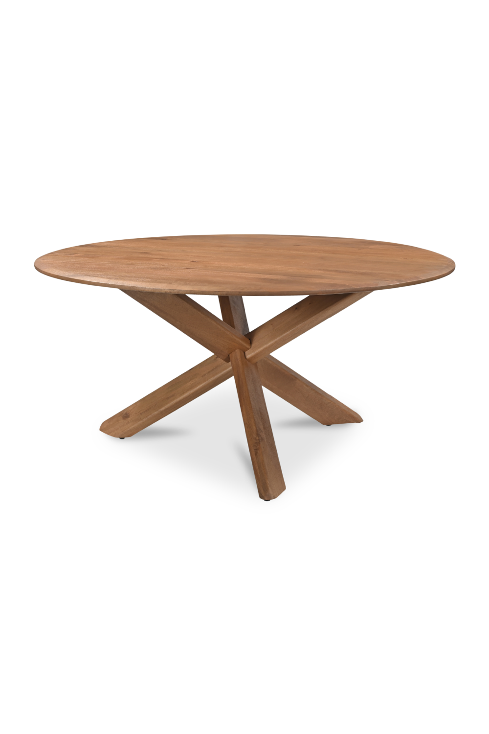 Modern European furniture - Vintage Brown Wooden Dining Table - www.oroa.com