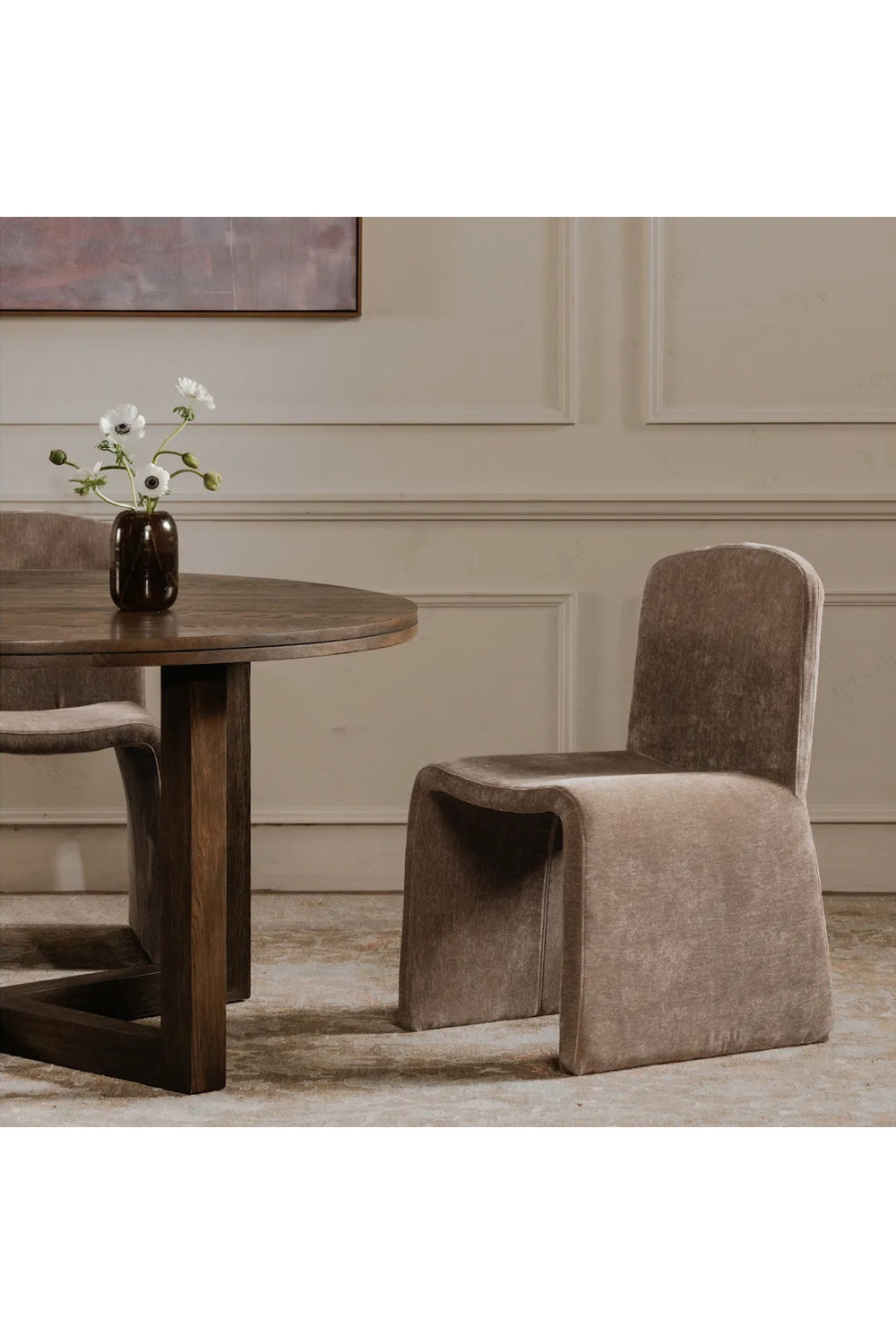 Modern European furniture - Oak Round Dining Table - www.oroa.com
