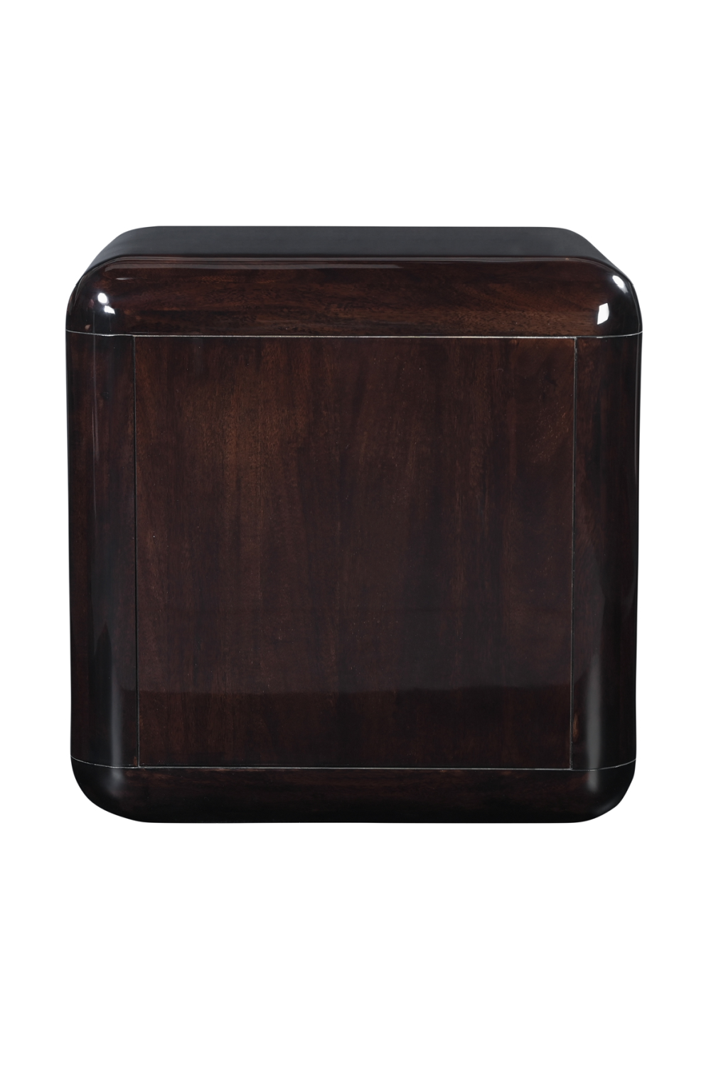 Modern European furniture - 2-Drawer Brown Acacia Nightstand - www.oroa.com