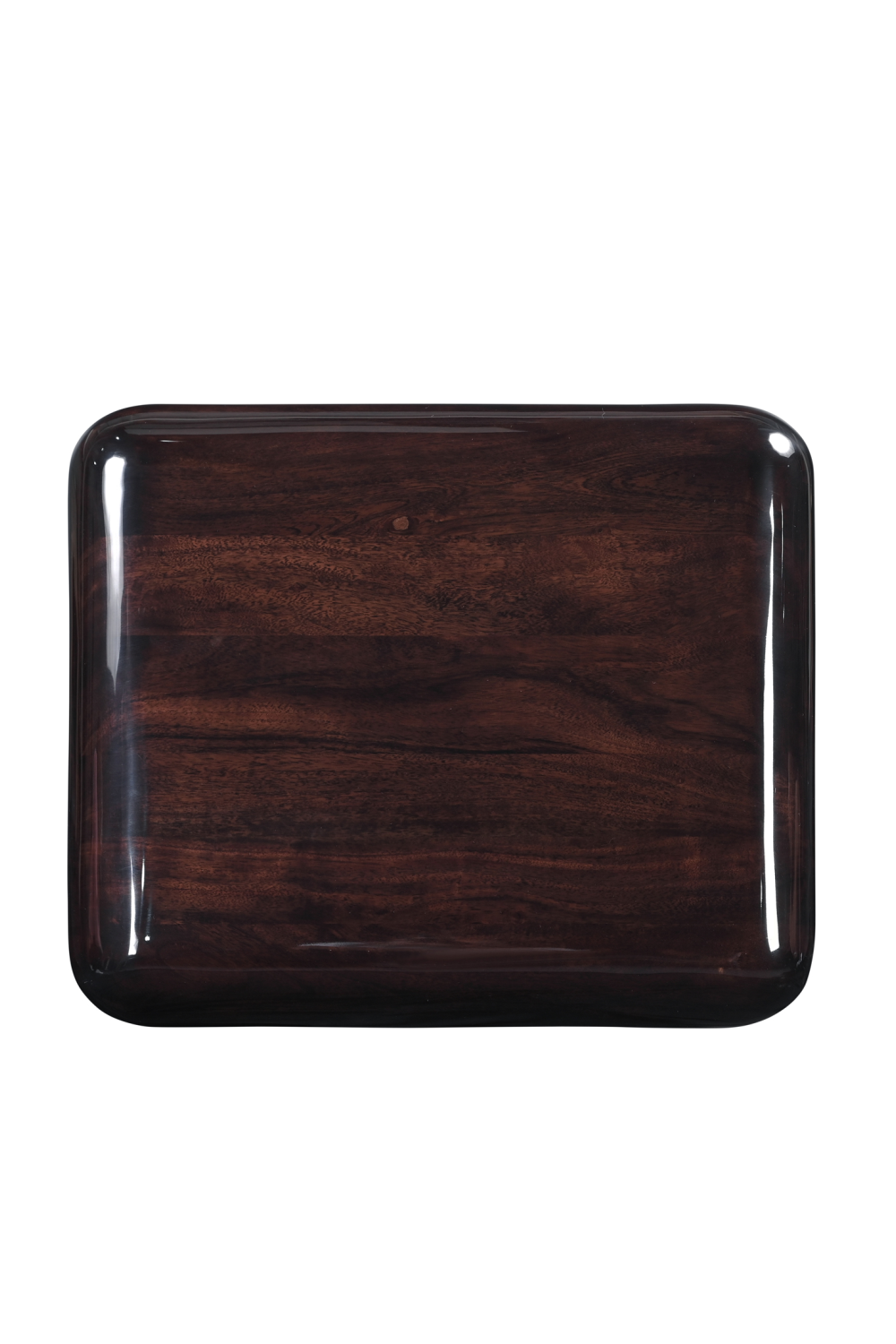 Modern European furniture - 2-Drawer Brown Acacia Nightstand - www.oroa.com