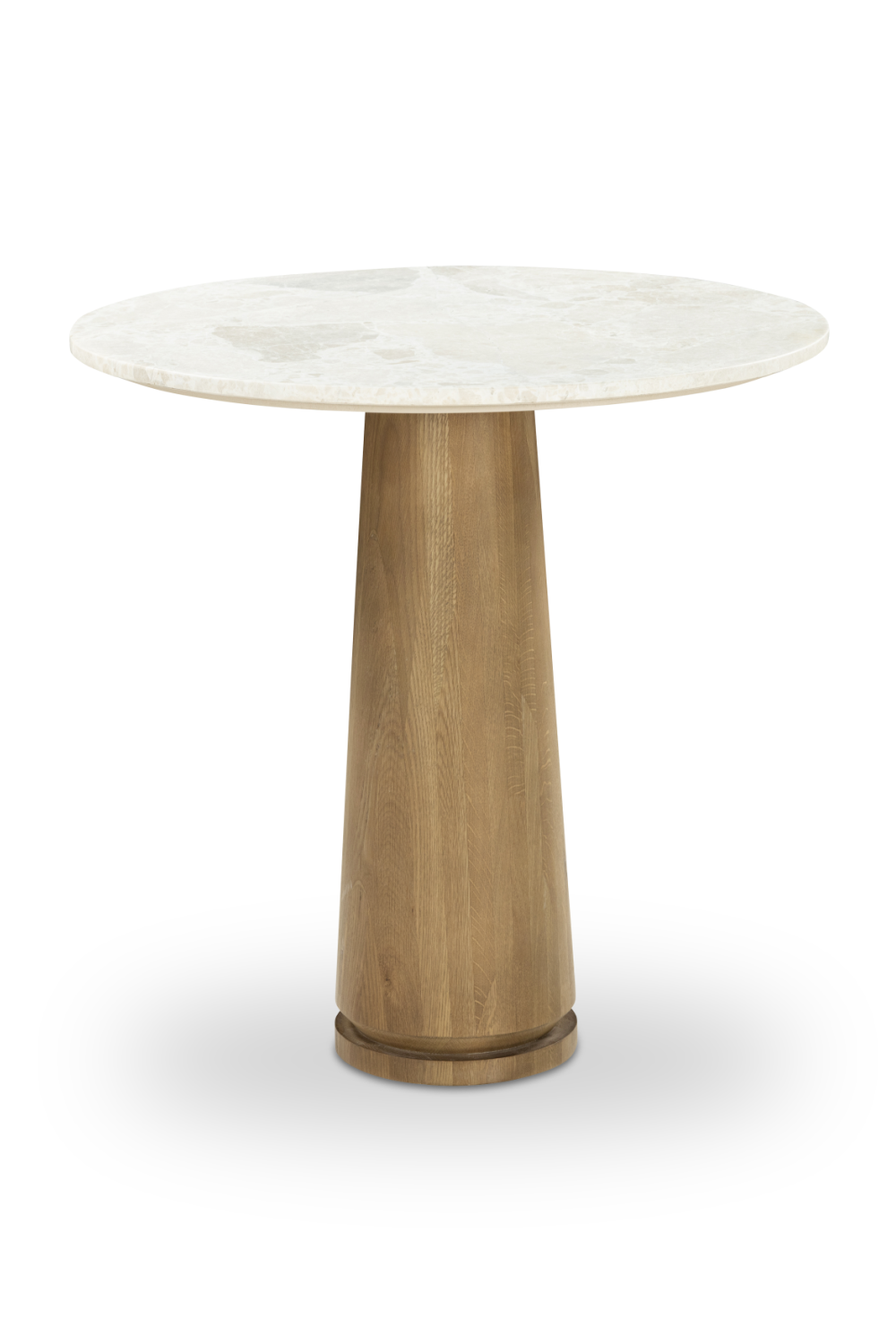 Modern European furniture - Round Marble Pedestal Coffee Table - www.oroa.com