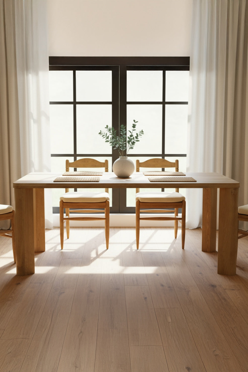 Minimalist Rectangular Dining Table | Novi Living Segment | Oroa.com