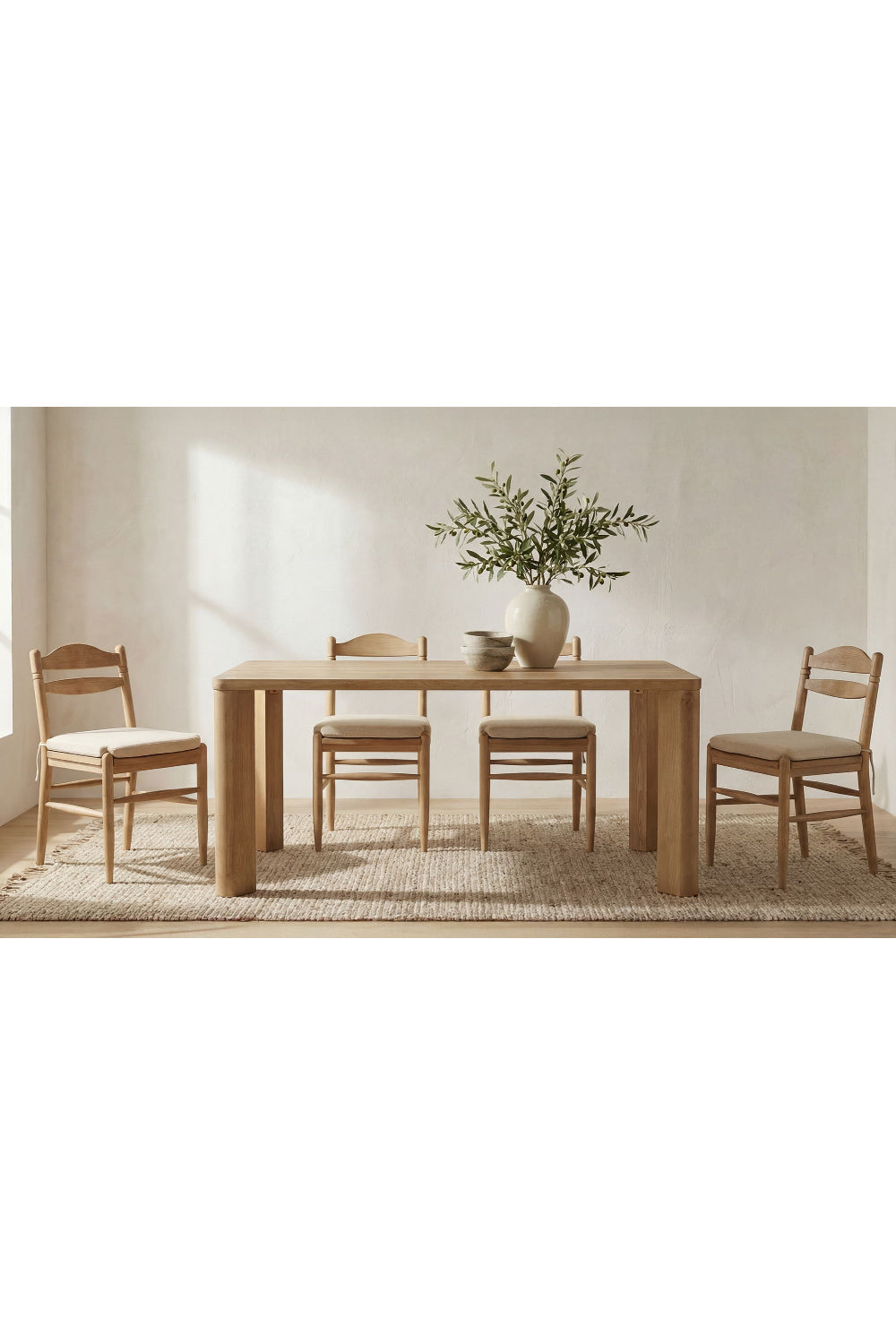 Minimalist Rectangular Dining Table | Novi Living Segment | Oroa.com