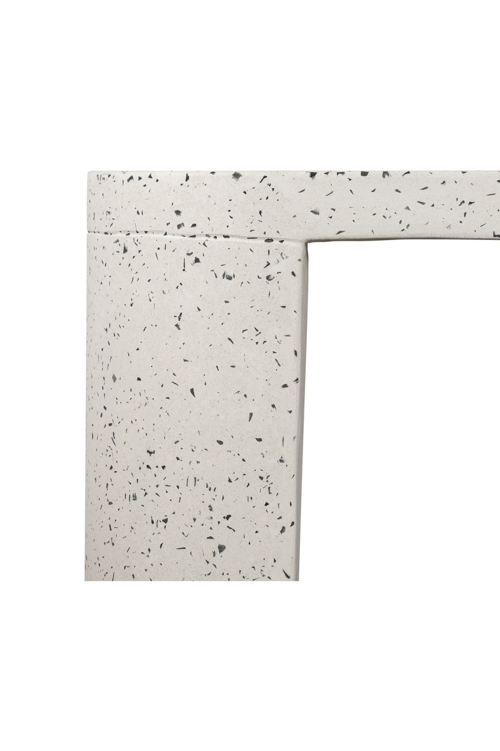 Modern European furniture - White Terrazzo Outdoor Bench - www.oroa.com