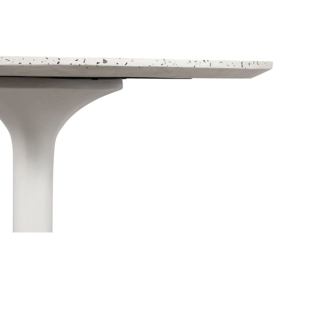 Modern European furniture - White Terrazzo Outdoor Coffee Table - www.oroa.com