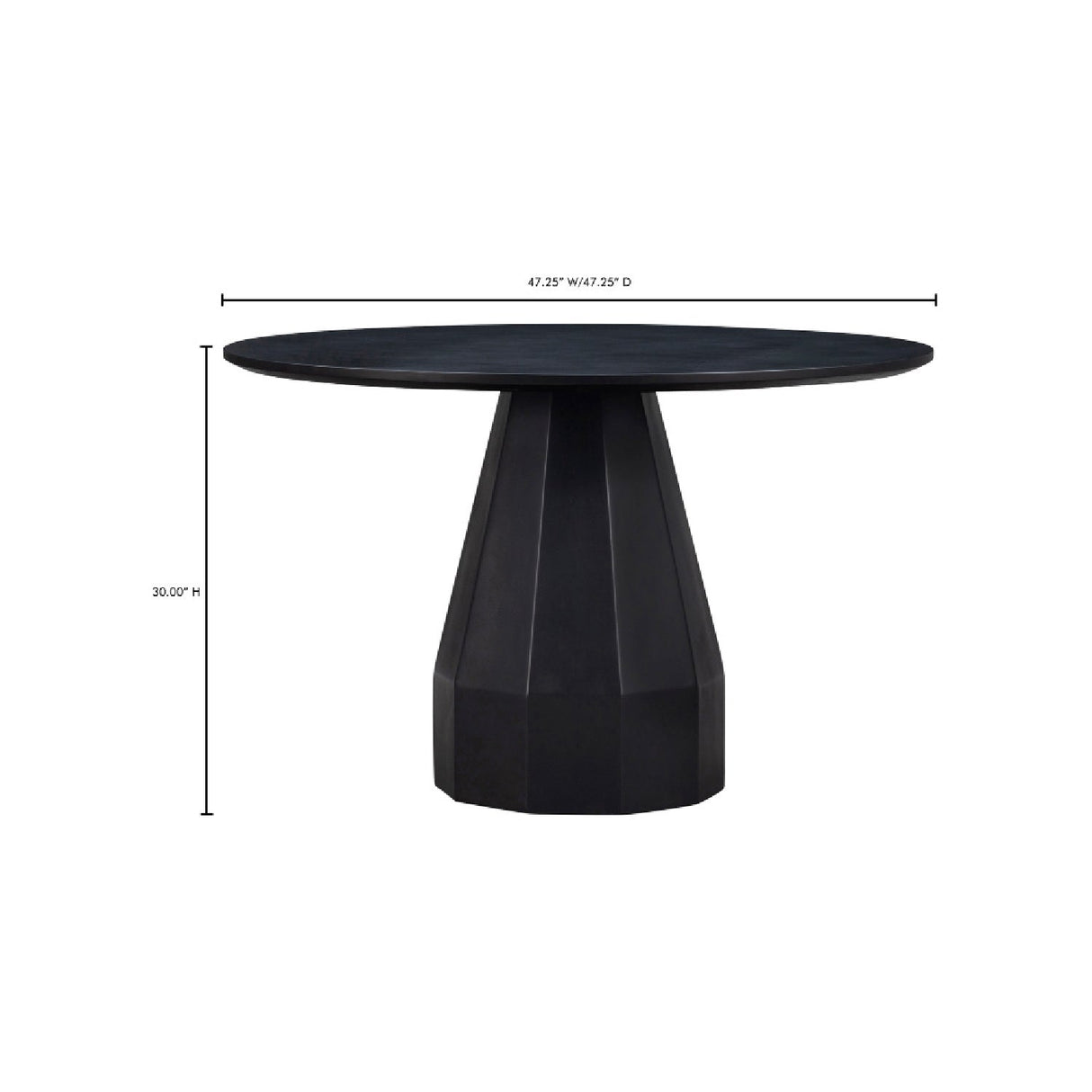 Modern European furniture - Concrete Indoor/Outdoor Dining Table - www.oroa.com