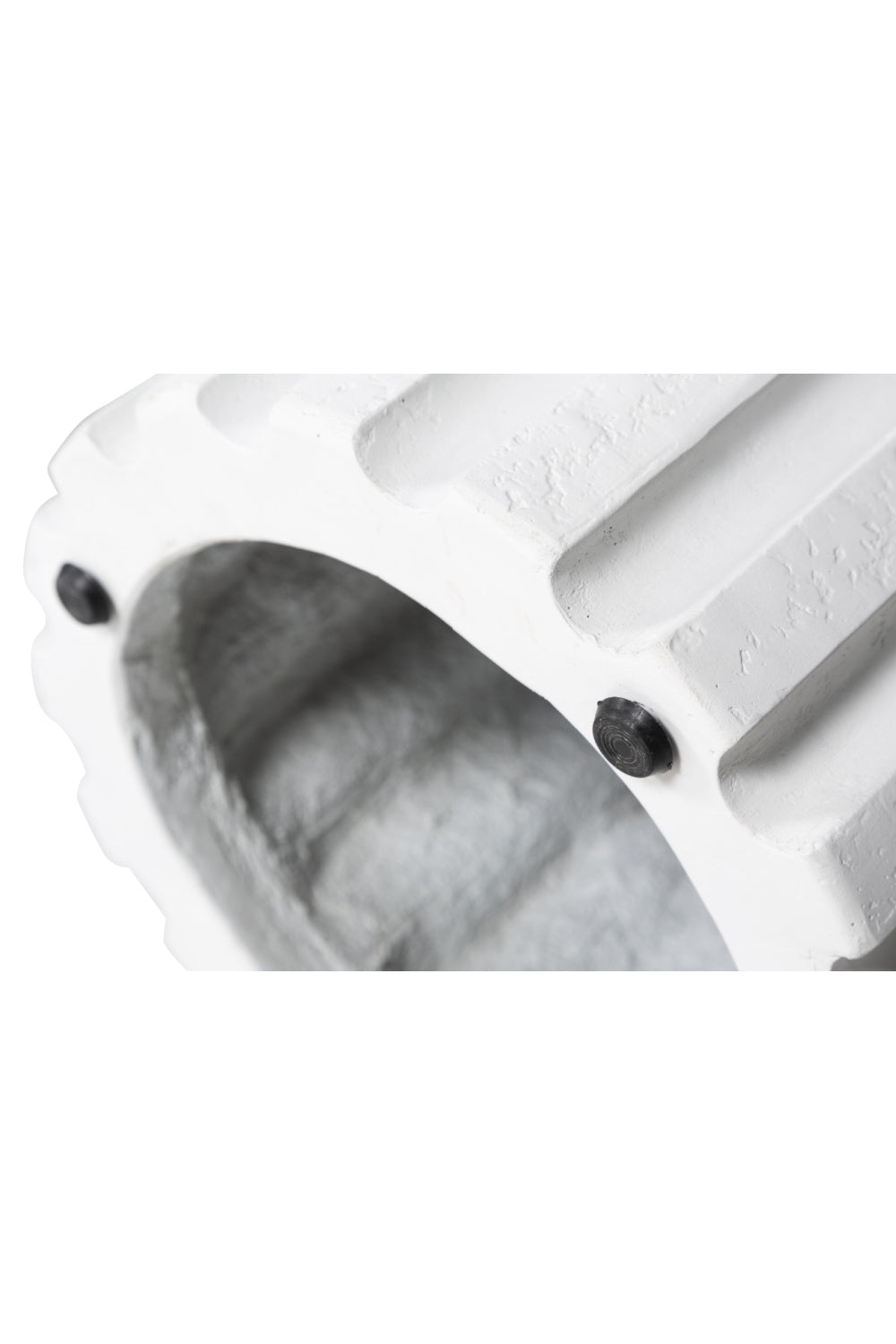 Modern European furniture - White Oval Outdoor Dining Table - www.oroa.com