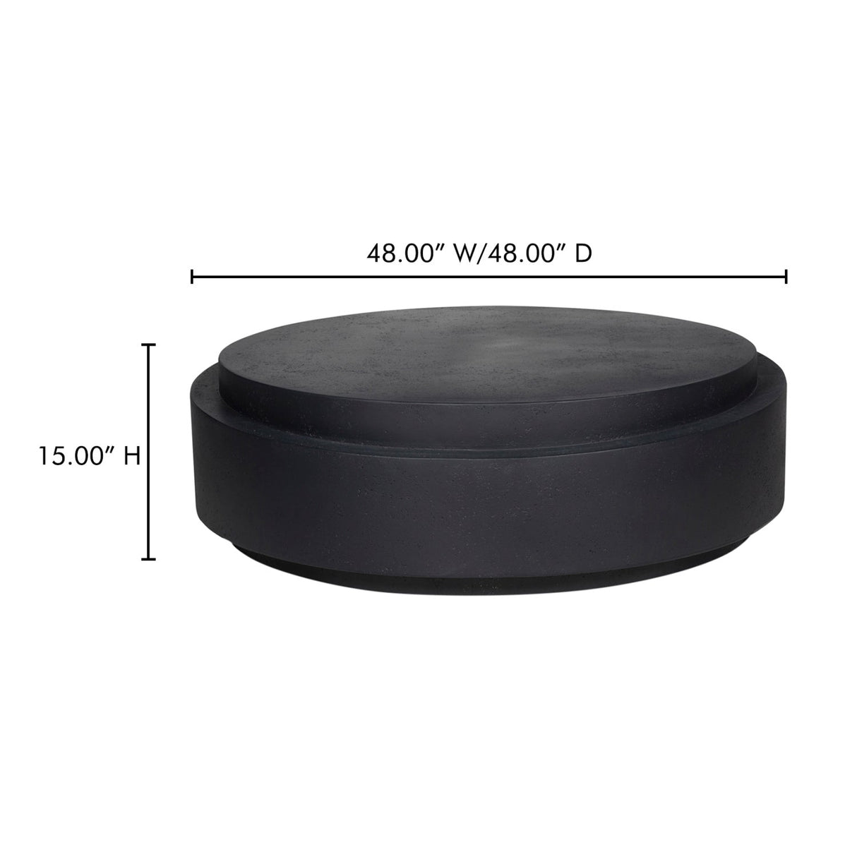 Modern European furniture - Concrete Mix Indoor/Outdoor Coffee Table - www.oroa.com