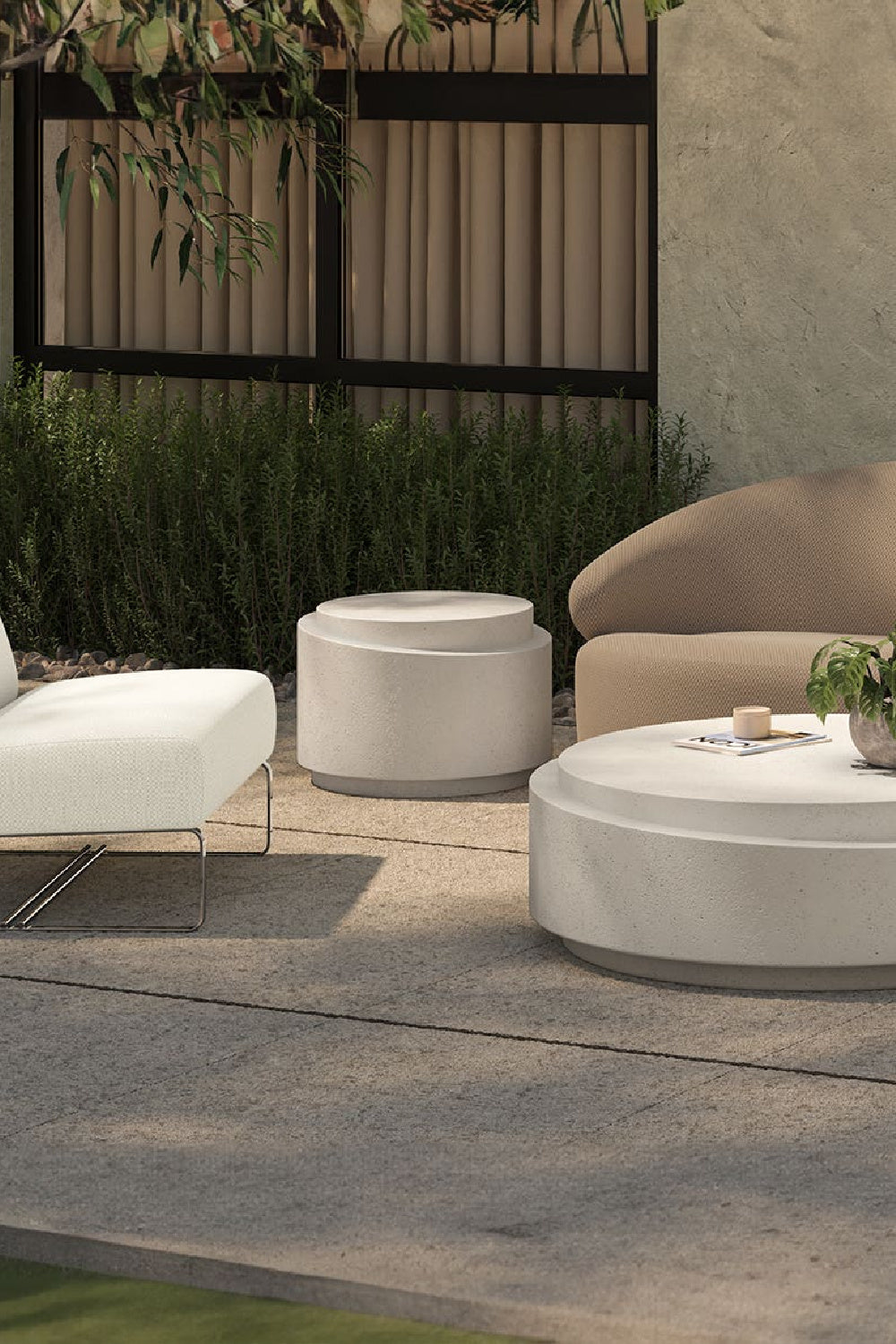 Modern European furniture - Round Outdoor Accent Table - www.oroa.com | Oroa.com