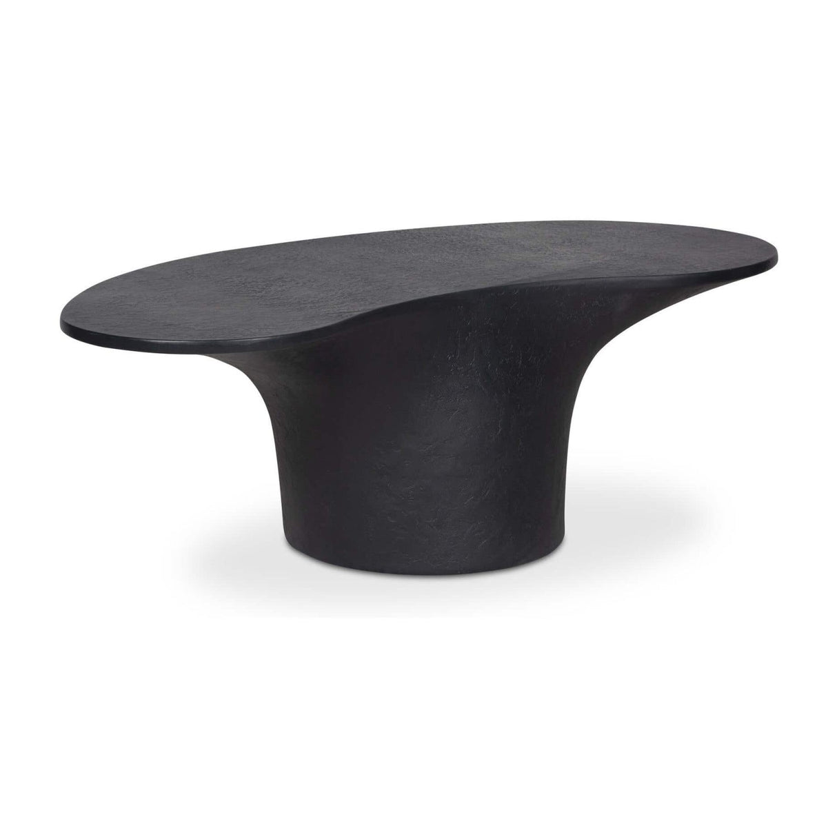Modern European furniture - Black Concrete Outdoor Coffee Table - www.oroa.com