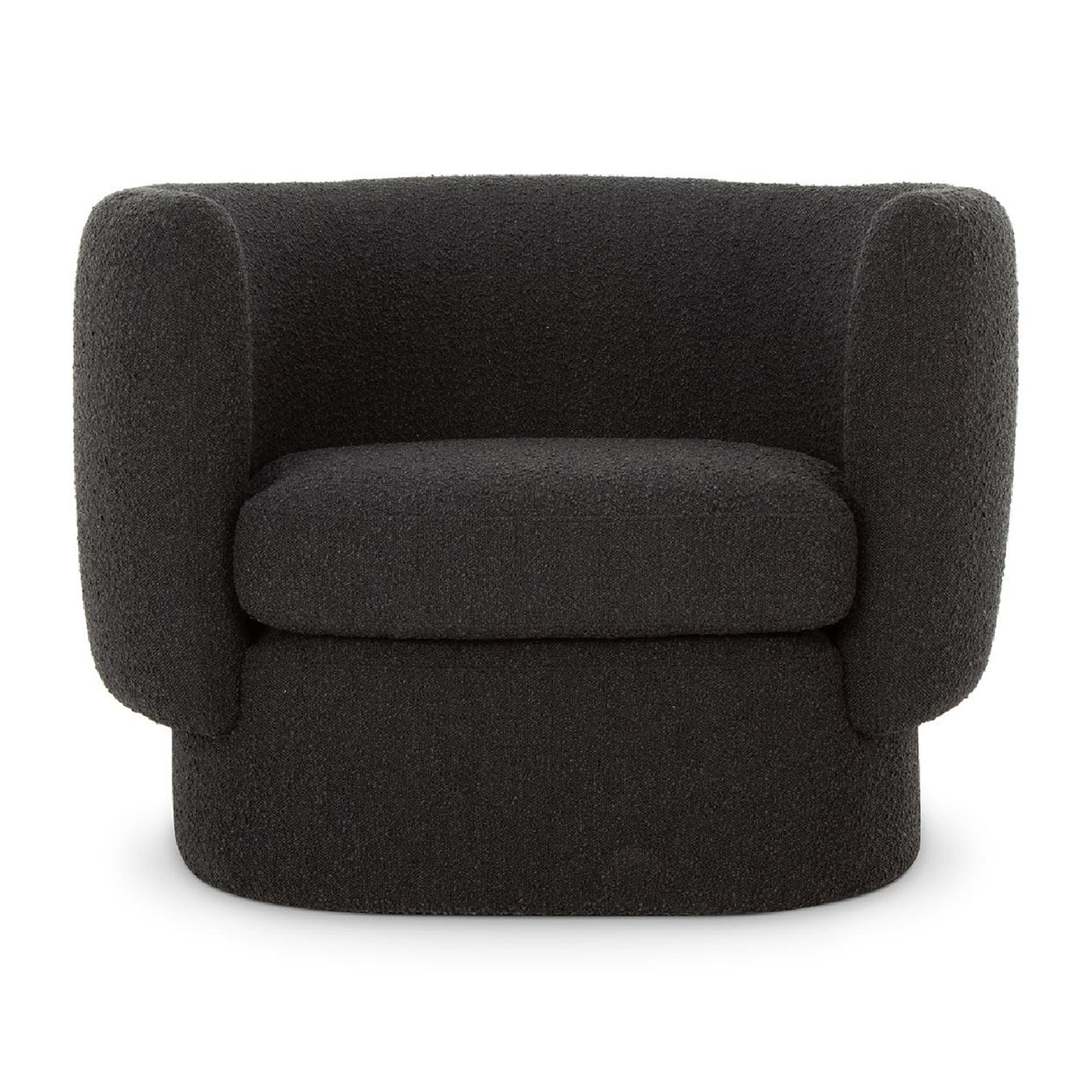 Modern European furniture - Fabric Curved Occasional Chair - www.oroa.com