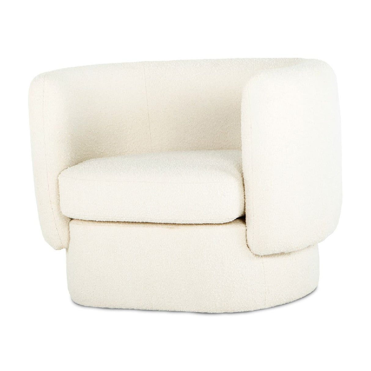 Modern European furniture - Fabric Curved Occasional Chair - www.oroa.com