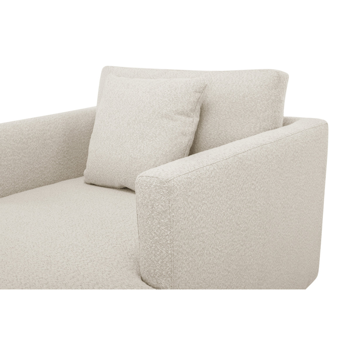 Boucle Belnd Chaise Lounge | Novi Living Bryn