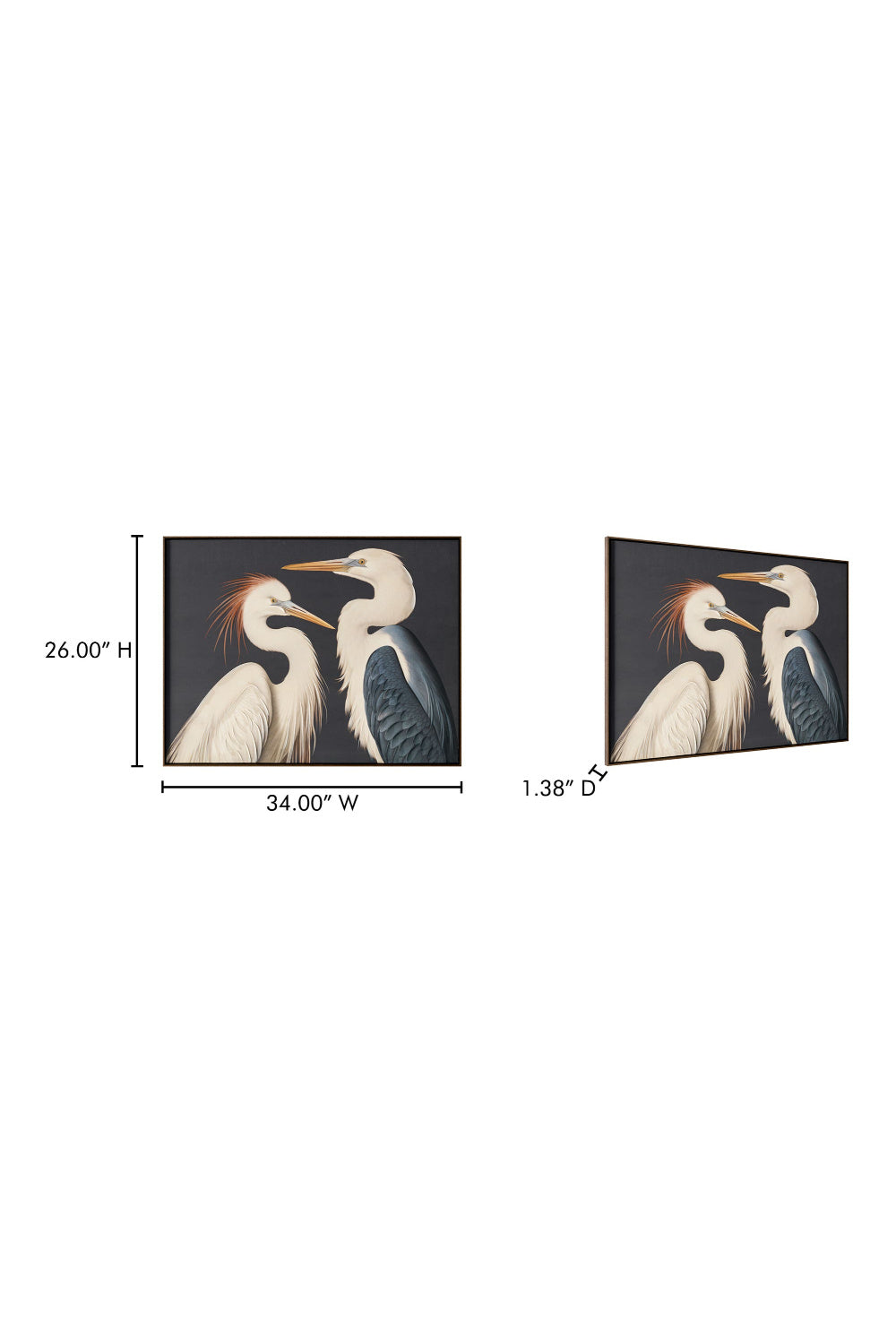 Modern European furniture - Contemporary Framed Acrylic Wall Art- www.oroa.com