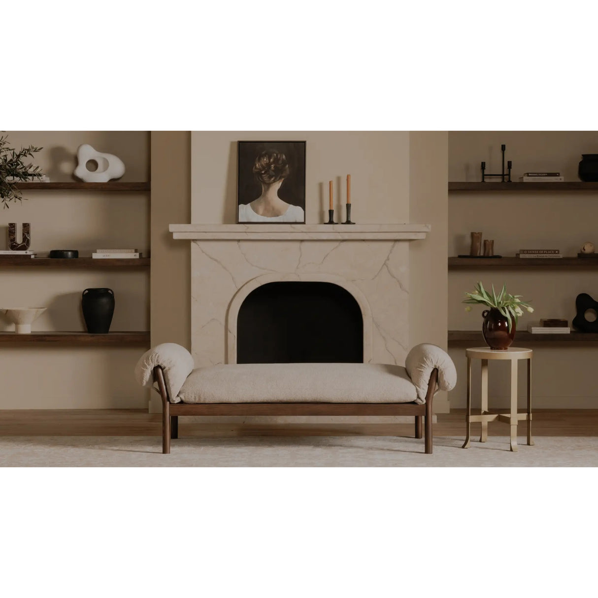 Modern European furniture - Woman's Back Profile Painting - www.oroa.com