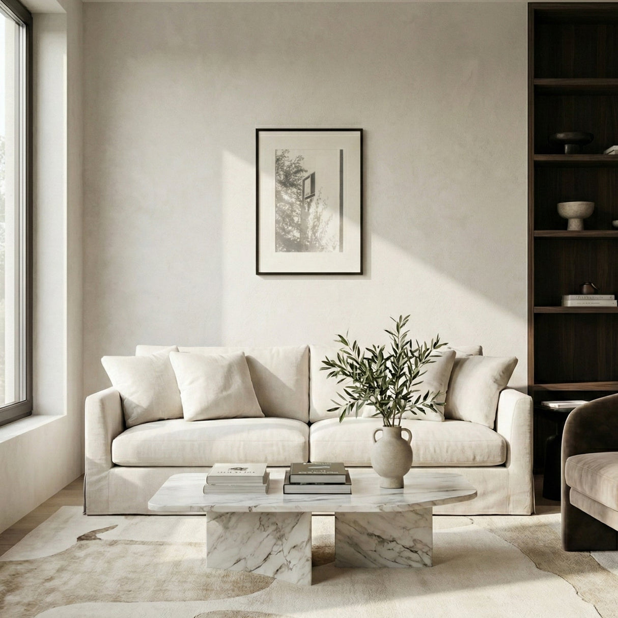 Modern European furniture - Secluded Home Framed Print - www.oroa.com