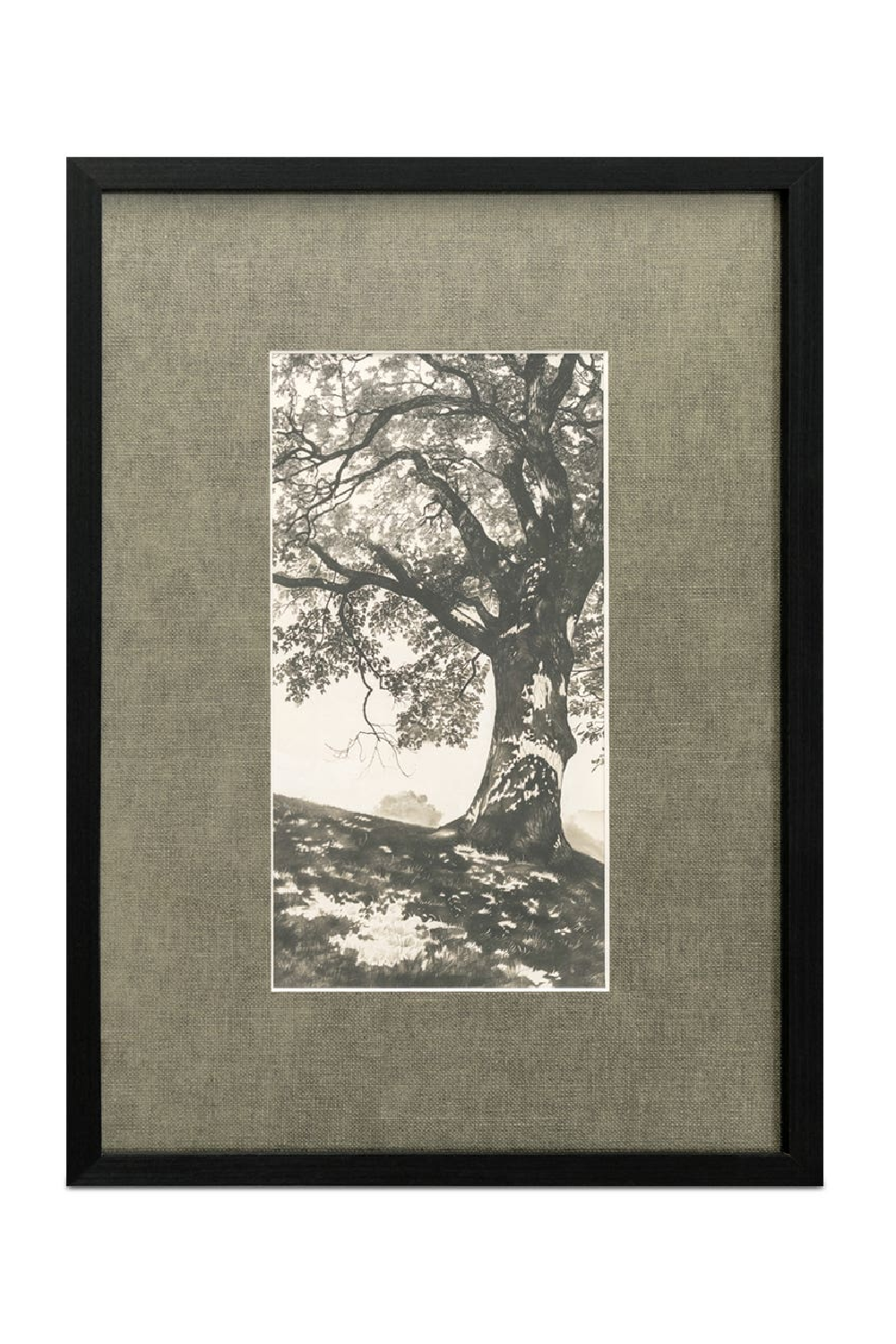 Modern European furniture - Monochromatic Tree Framed Print - www.oroa.com