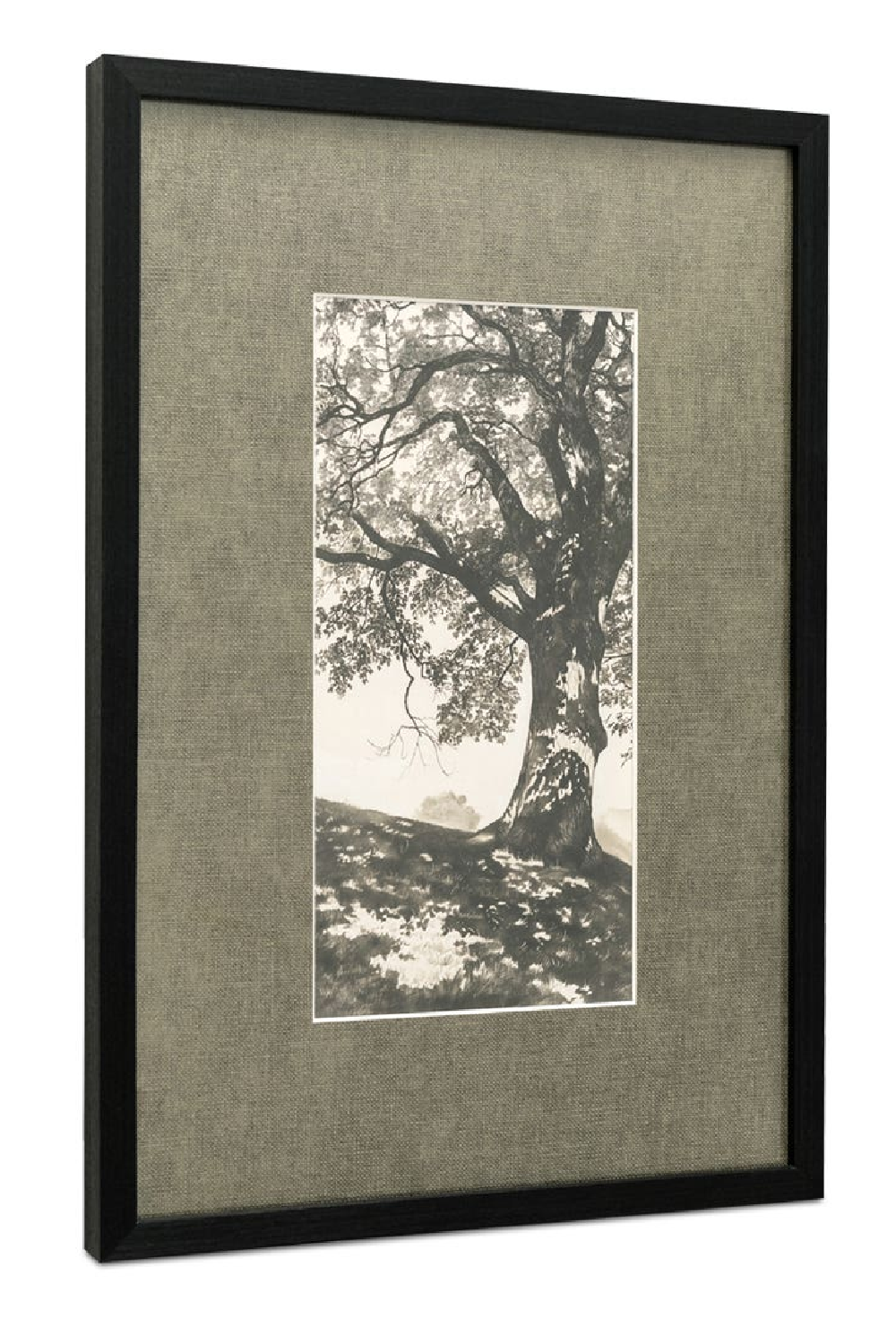 Modern European furniture - Monochromatic Tree Framed Print - www.oroa.com