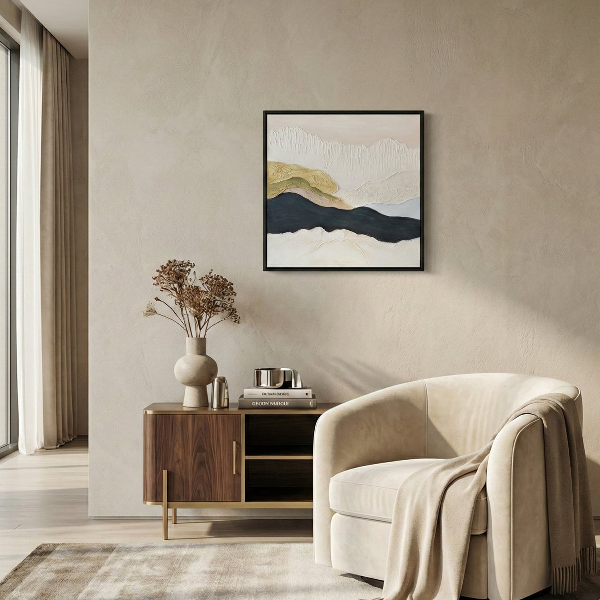 Modern European furniture - Abstract Landscape Painting - www.oroa.com