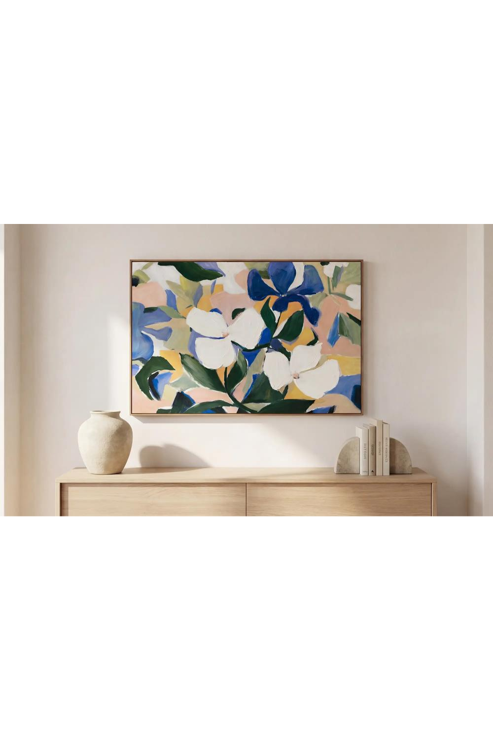 Modern European furniture - Pastel Florals Painting - www.oroa.com
