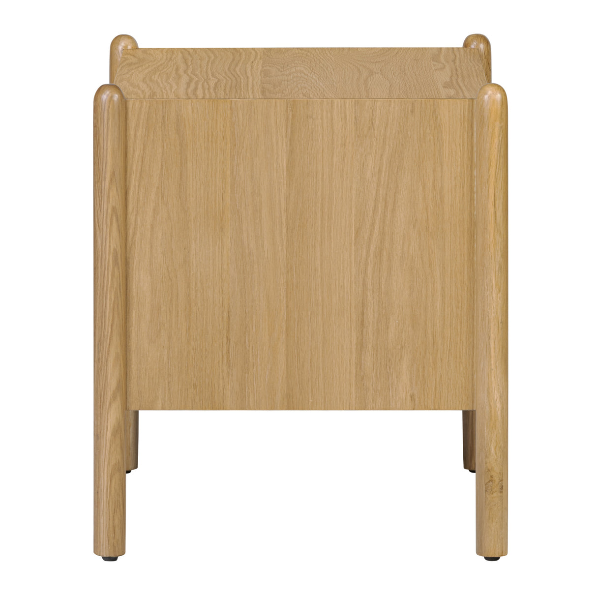 Modern European furniture - Oak Veneer 1-Drawer Nightstand - www.oroa.com | Oroa.com