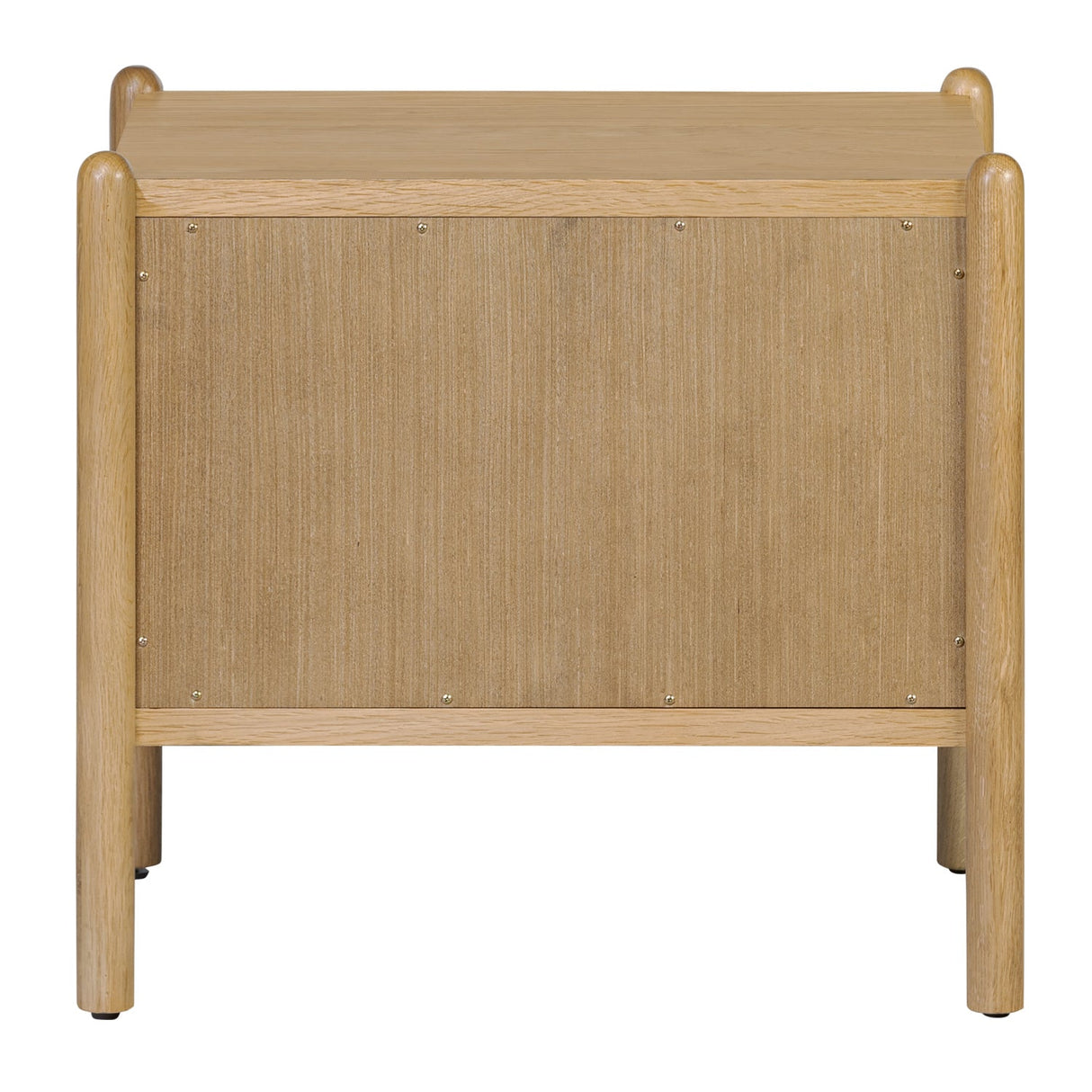 Modern European furniture - Oak Veneer 1-Drawer Nightstand - www.oroa.com