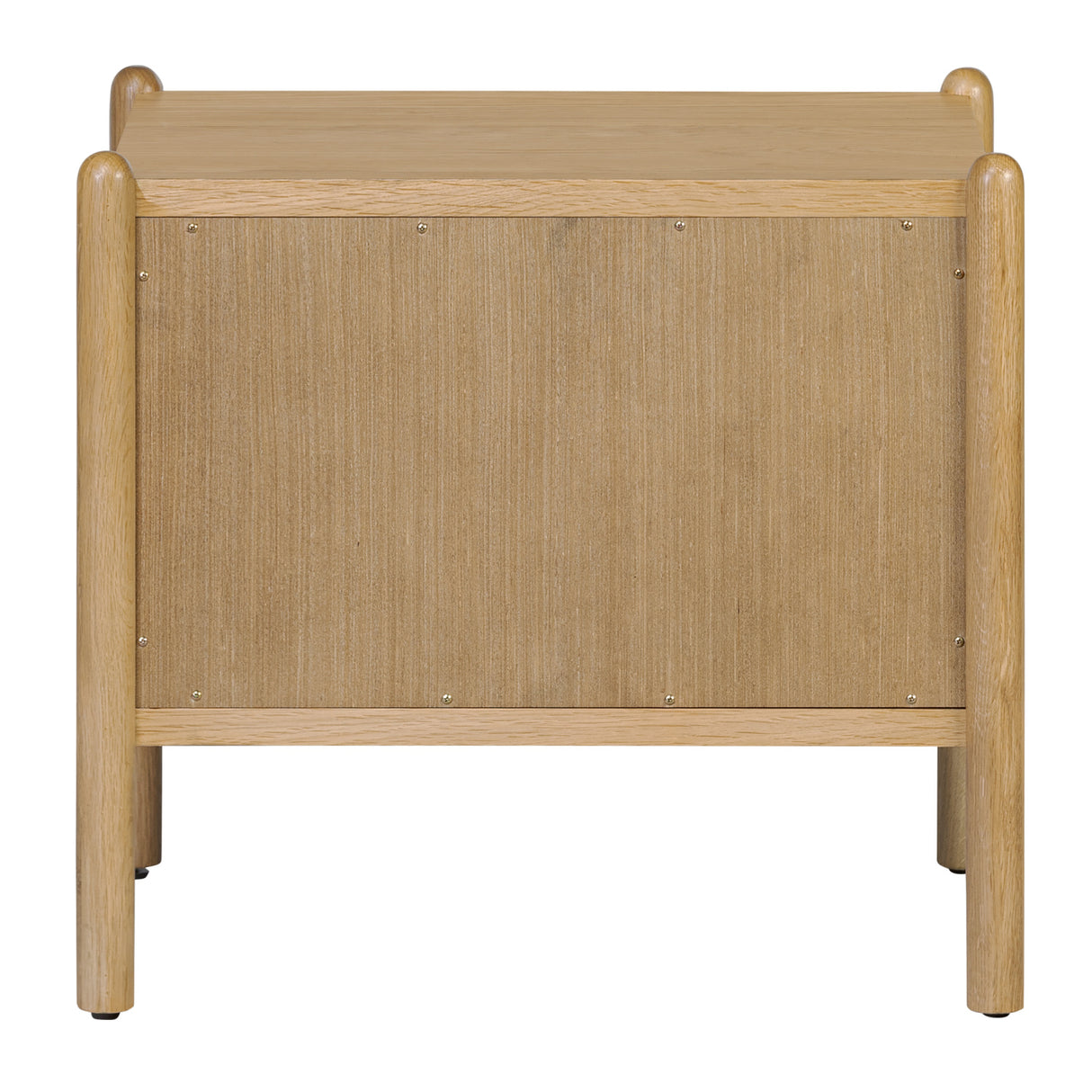 Modern European furniture - Oak Veneer 1-Drawer Nightstand - www.oroa.com | Oroa.com