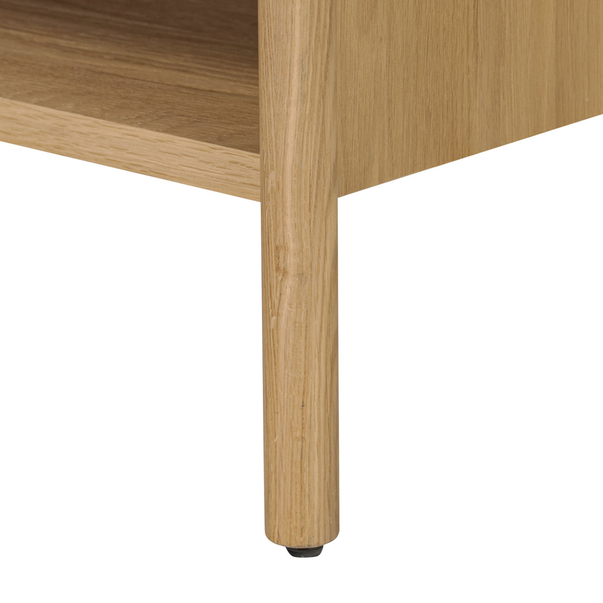 Modern European furniture - Oak Veneer 1-Drawer Nightstand - www.oroa.com | Oroa.com