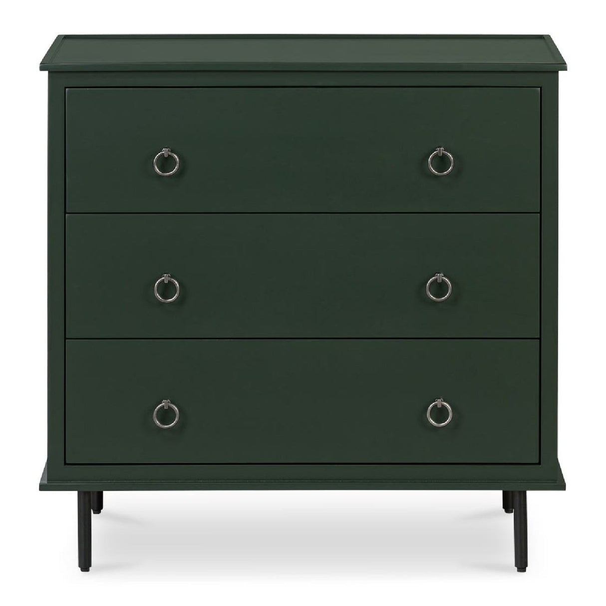 Modern European furniture - Green 3-Drawer Nightstand - www.oroa.com