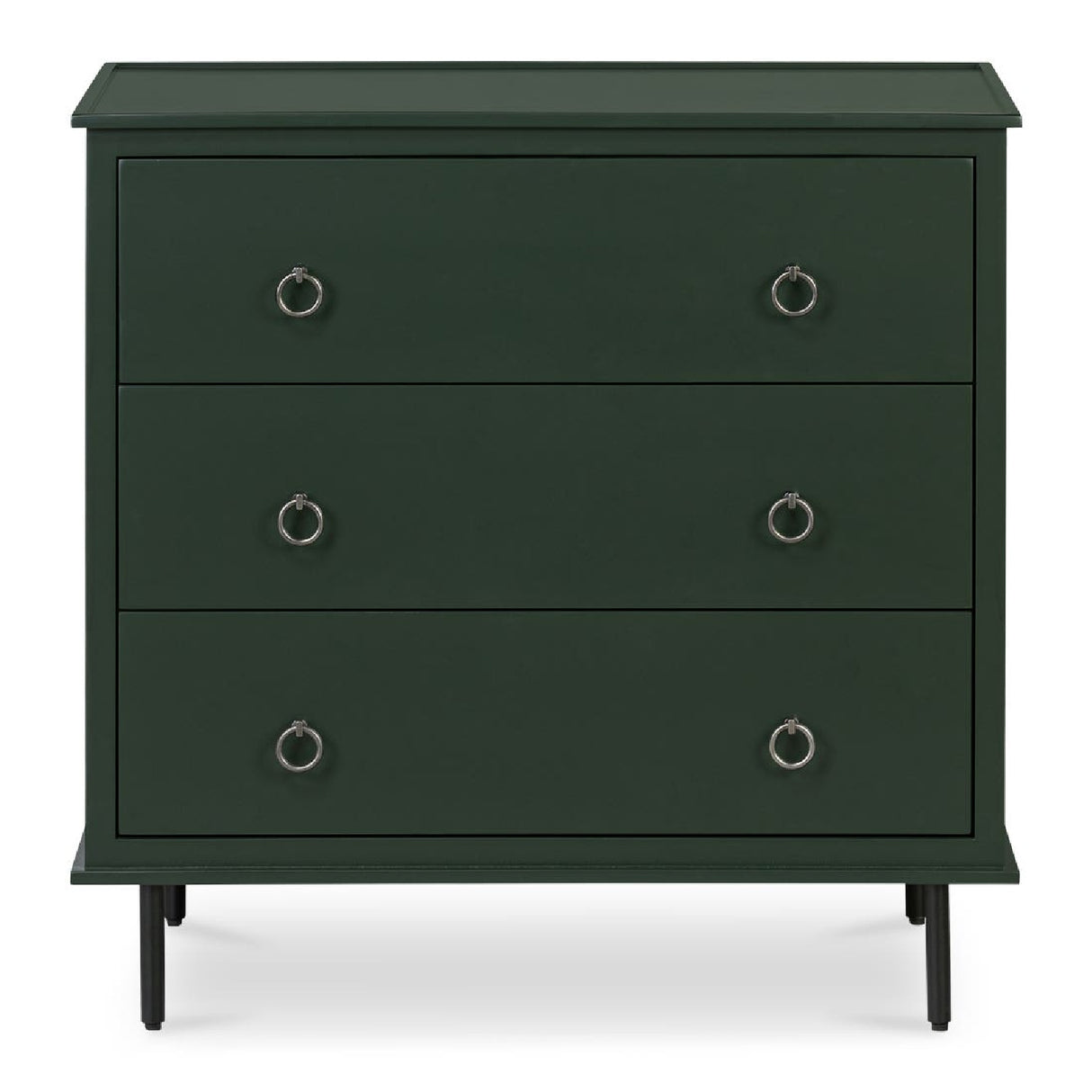 Modern European furniture - Green 3-Drawer Nightstand - www.oroa.com