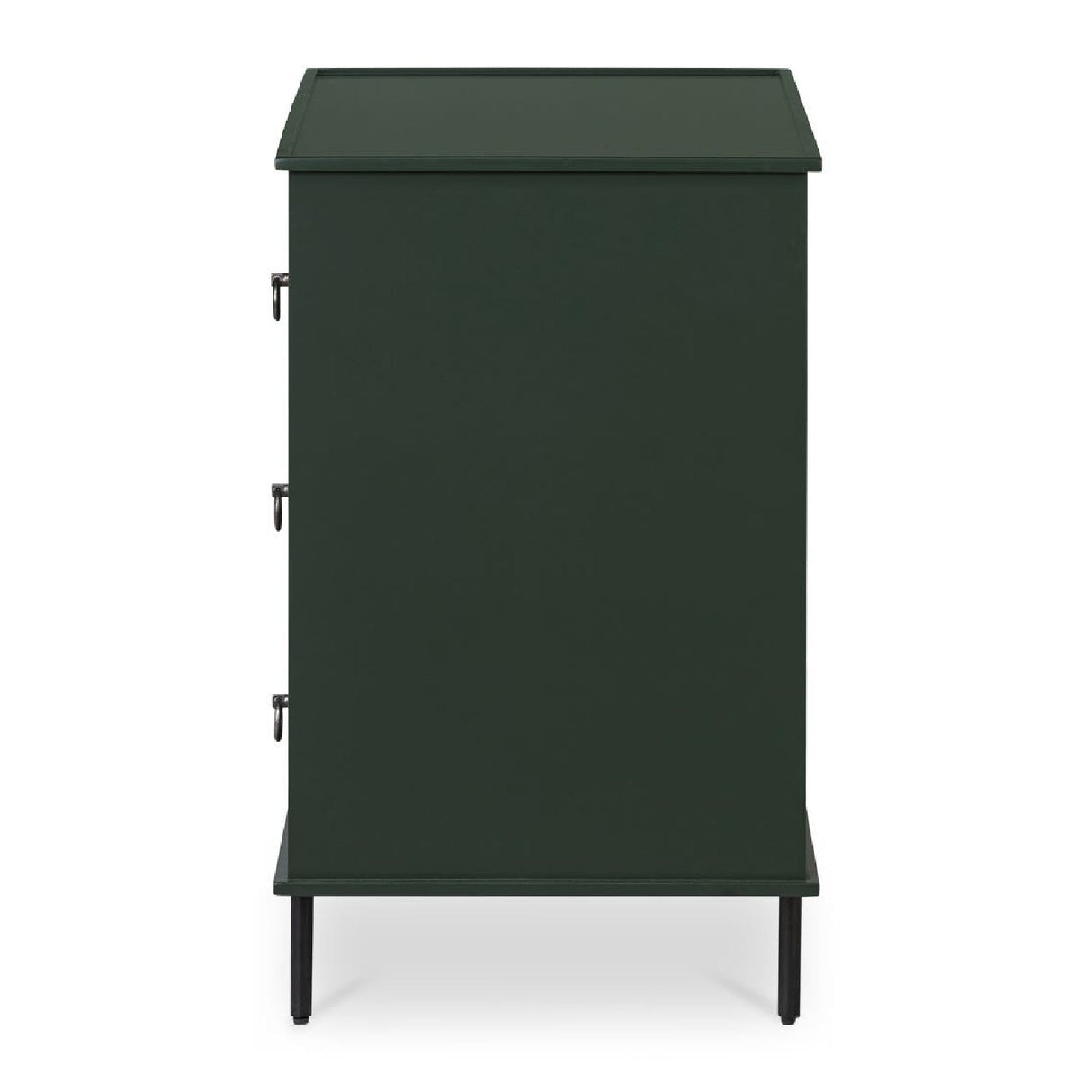 Modern European furniture - Green 3-Drawer Nightstand - www.oroa.com