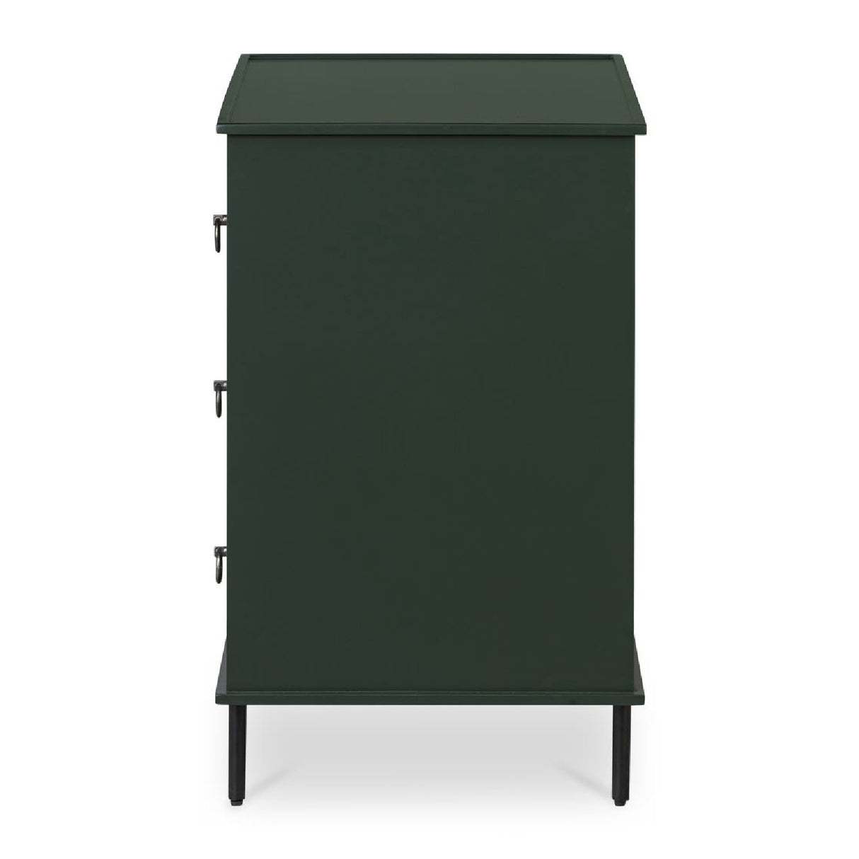 Modern European furniture - Green 3-Drawer Nightstand - www.oroa.com
