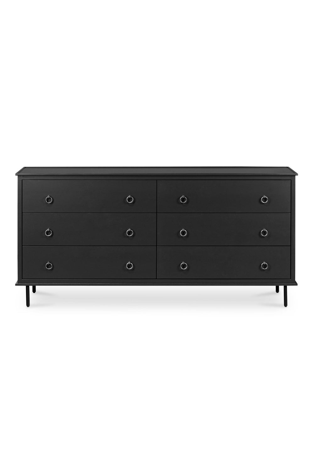Modern European furniture - 6-Drawer Wooden Dresser - www.oroa.com