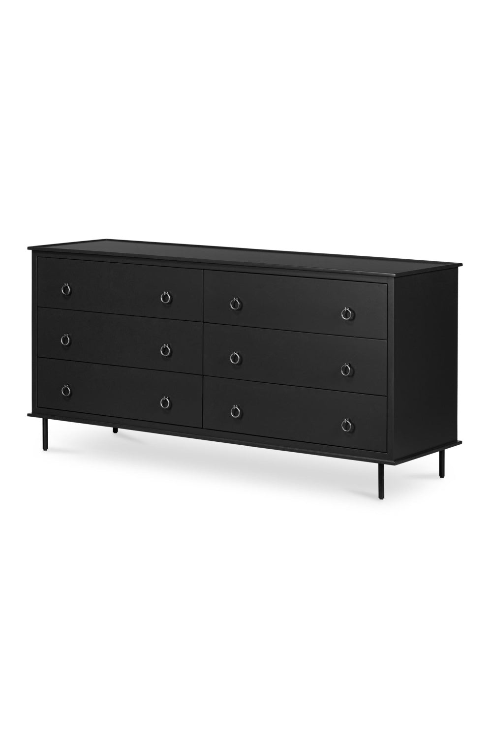 Modern European furniture - 6-Drawer Wooden Dresser - www.oroa.com