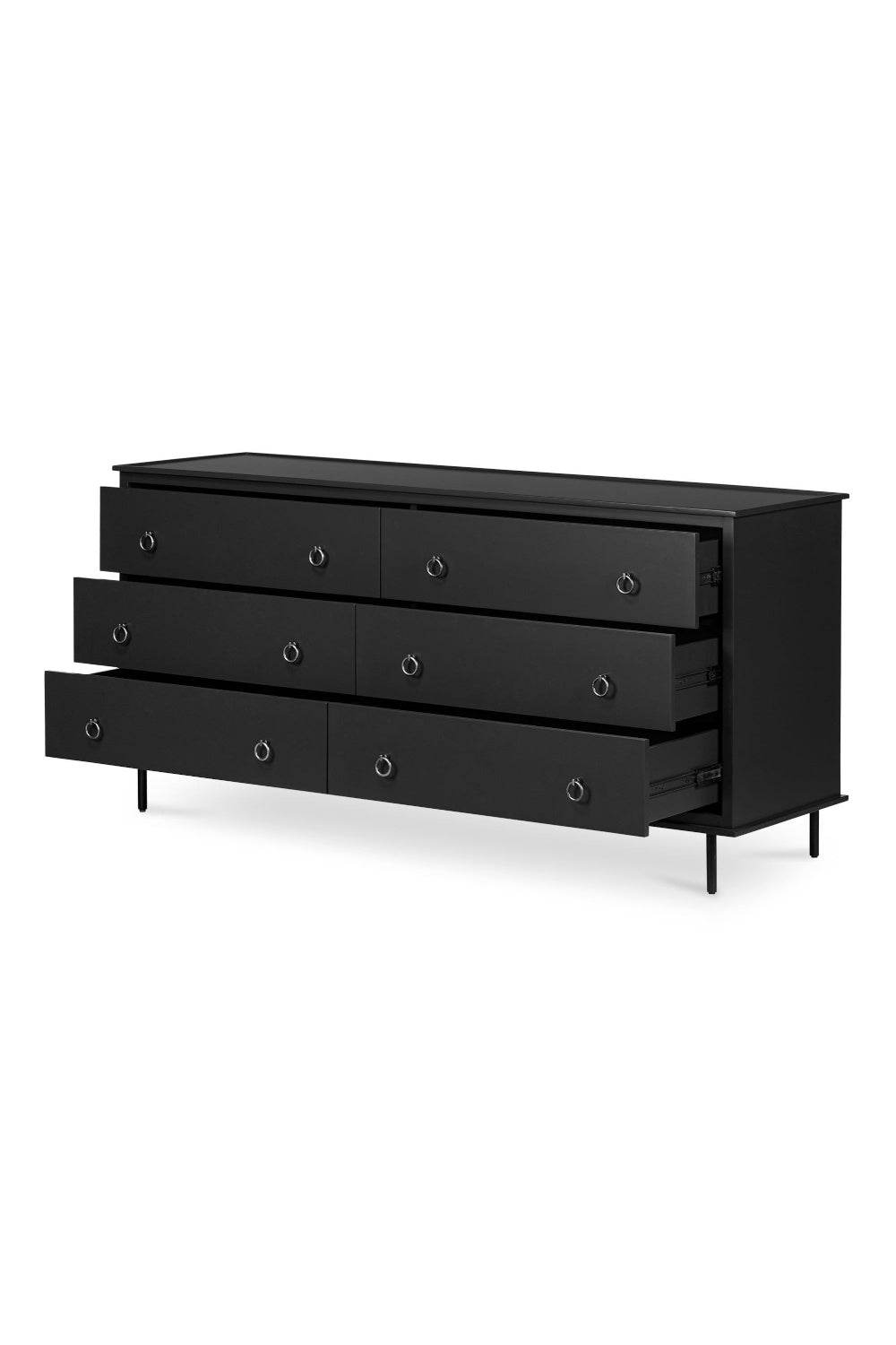 Modern European furniture - 6-Drawer Wooden Dresser - www.oroa.com