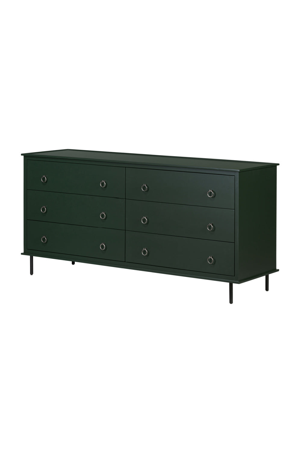 Modern European furniture - 6-Drawer Wooden Dresser - www.oroa.com