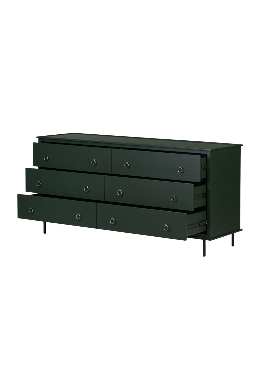 Modern European furniture - 6-Drawer Wooden Dresser - www.oroa.com