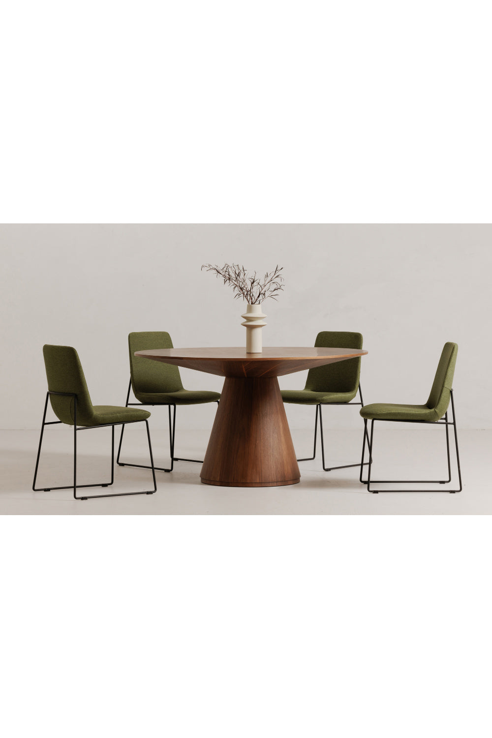 Modern European furniture - Round Wooden Dining Table - www.oroa.com
