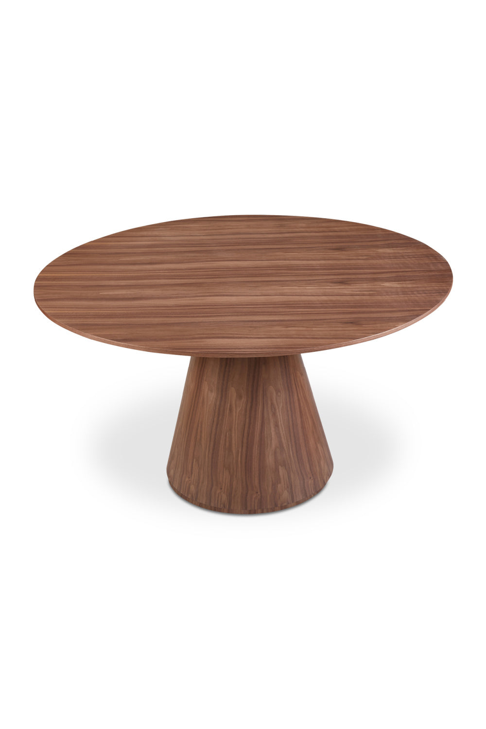 Modern European furniture - Round Oak Veneer Dining Table - www.oroa.com