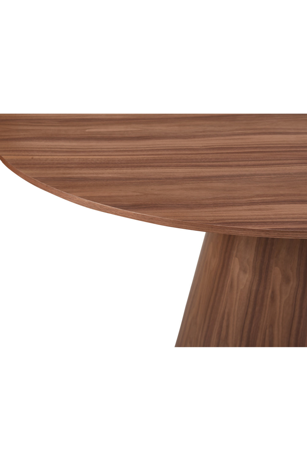 Modern European furniture - Round Oak Veneer Dining Table - www.oroa.com