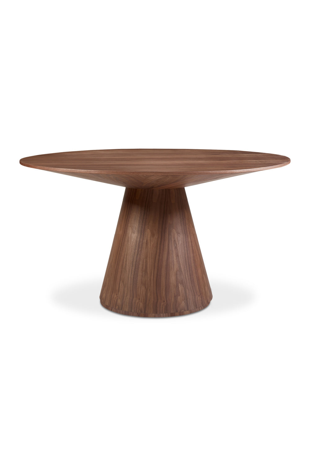 Modern European furniture - Round Oak Veneer Dining Table - www.oroa.com